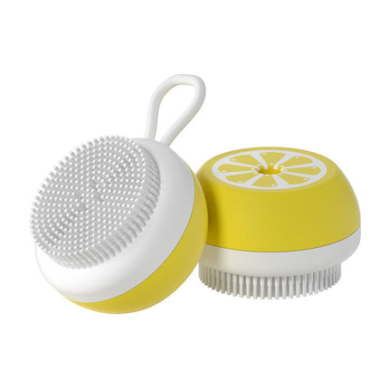 2-in-1 Pet Dog & Cat Bath Brush with 3D Massage Head | Soft Silicone SPA Shower Grooming Comb