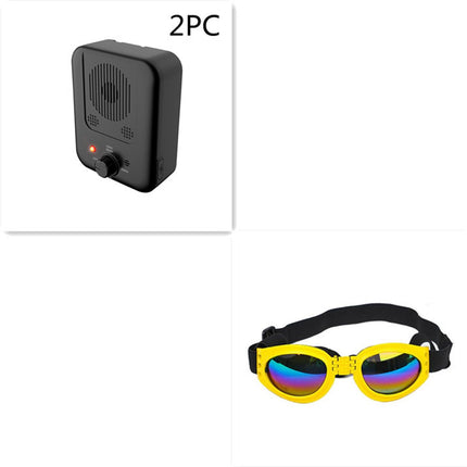 Ultrasonic Dog Anti-Barking Device for Outdoor & Indoor Use, USB Rechargeable No-Bark Control Trainer