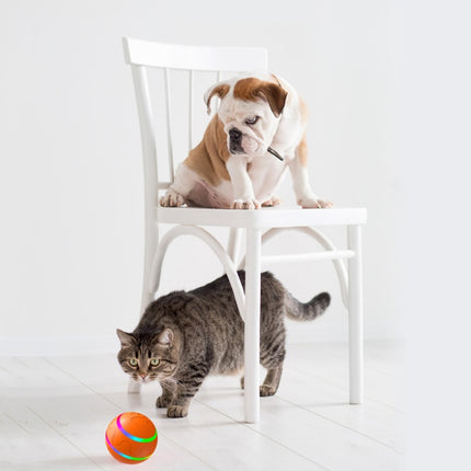 Smart Interactive Cat Ball Toy – USB Rechargeable Self-Rotating Wicked Ball with Remote Control