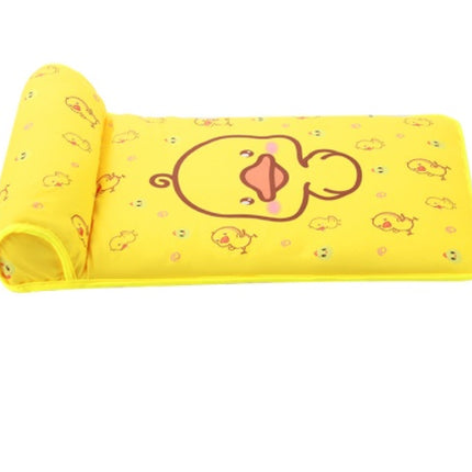 Summer Cooling Dog Mat with Pillow – Breathable Ice Silk Washable Non-Slip Cooling Pet Bed for Dogs & Cats