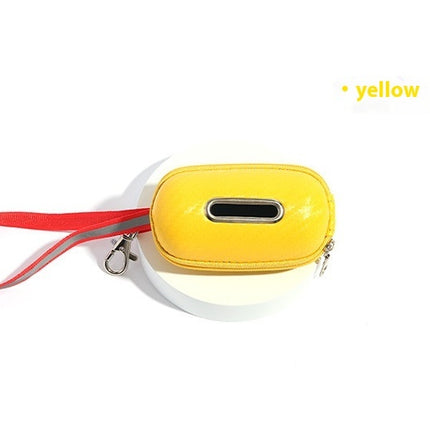 Outdoor Dog Walking Poop Bag Storage Dispenser with Clip & Wrist Strap