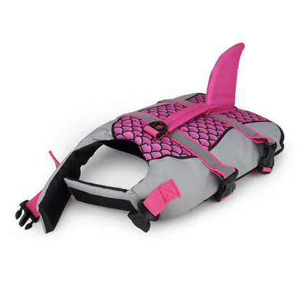 Swim Pet Dog Life Jacket Vest Clothes – Shark Style Life Vest Collar Harness for Pets Swimming Summer Swimwear Pet Products
