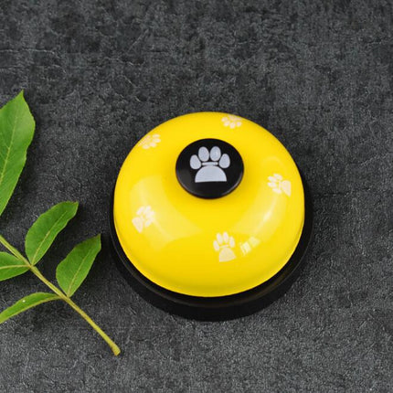 Pet Training Bell for Dogs & Cats – Paw Print Ring Bell for Obedience & Potty Training
