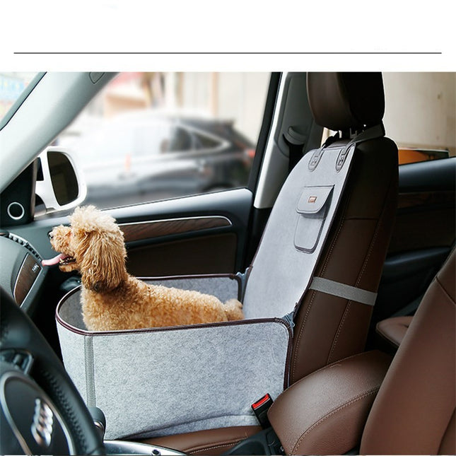 Retro Dual-purpose Pet Car Mat Front Seat Cushion for Dogs