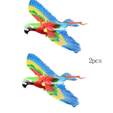 Simulation Bird Hanging Cat Toy Rotating Flying Eagle Interactive Pet Toy
