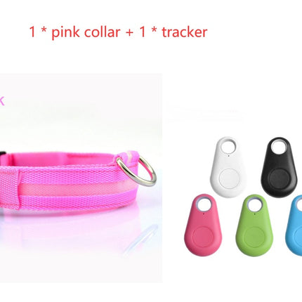 Safety Dog LED Collar – Waterproof Flashing Light Up Pet Collar for Night Walking, Rechargeable Reflective Dog Collar with Multiple Light Modes