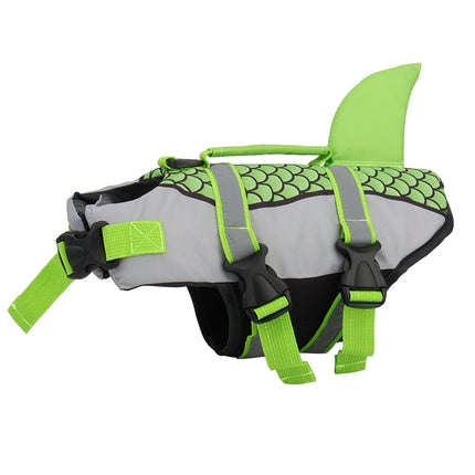 Swim Pet Dog Life Jacket Vest Clothes – Shark Style Life Vest Collar Harness for Pets Swimming Summer Swimwear Pet Products
