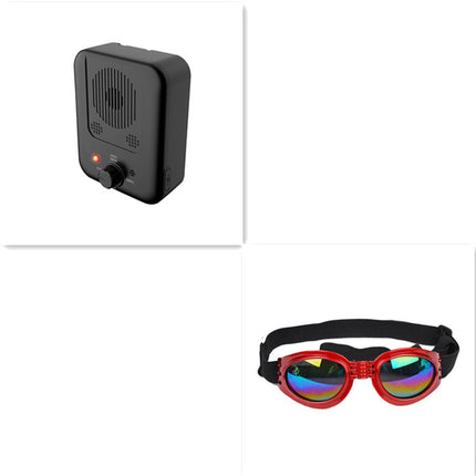 Ultrasonic Dog Anti-Barking Device for Outdoor & Indoor Use, USB Rechargeable No-Bark Control Trainer