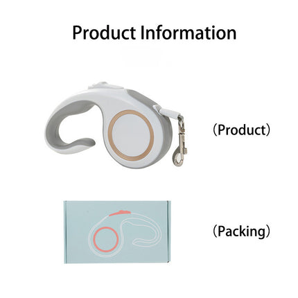 Automatic Retractable Dog Leash 5M Pet Traction Rope for Small Medium Dogs, Cats & Puppies – Flexible Durable Walking Harness