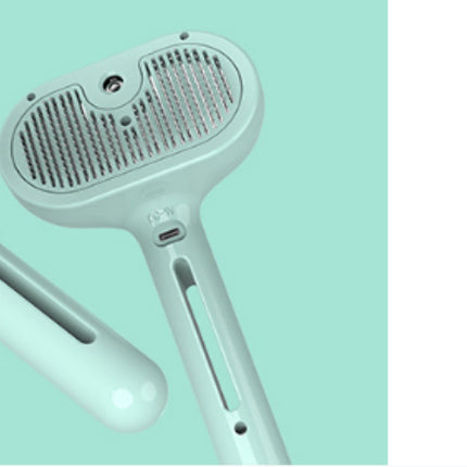 Pet Self-Cleaning Grooming Brush with Mist Spray, Dog & Cat Hair Remover Comb, Dematting Slicker Brush with Built-in Humidifier for Pet Grooming