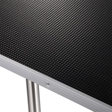 Heavy Duty Dog Grooming Table with Adjustable Arm, Non-Slip Surface & Storage Tray