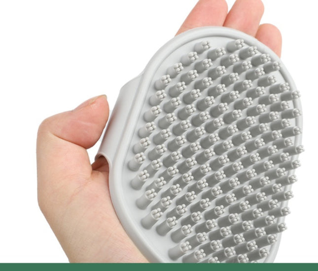 TPR Pet Bath Gloves Dog Massage Brush – Adjustable Hand Strap Grooming & Cleaning Scrubber