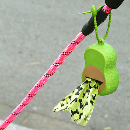 Dog Pooper Scooper Garbage Bag Dispenser with Bone Print Waste Bags