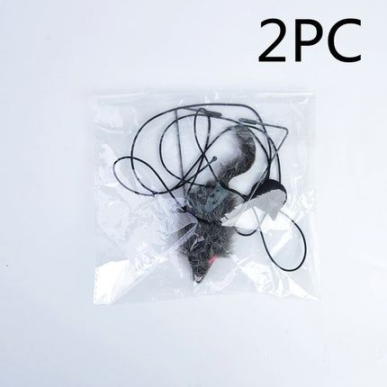 Pet Telescopic Hanging Door Mouse Cat Toy | Elastic Hanging Interactive Cat Teaser