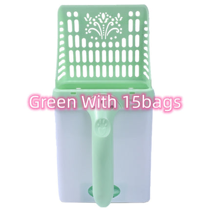 Neater Litter Genie Cat Litter Scooper with Built-In Waste Bin & 15 Scented Bags