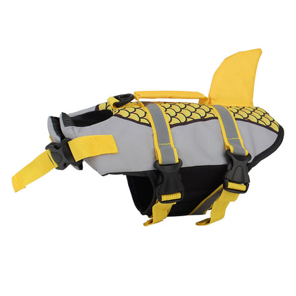 Swim Pet Dog Life Jacket Vest Clothes – Shark Style Life Vest Collar Harness for Pets Swimming Summer Swimwear Pet Products