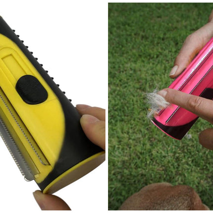 Pet Hairbrush Grooming Comb for Dogs & Cats – Stainless Steel Fur Cleaning Tool