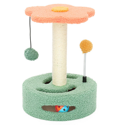 Cat Scratch Board with Sisal Rope Climbing Toy – Wear-Resistant Cat Claw Grinding Furniture