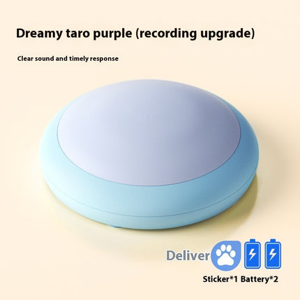 Pet Communication Training Button – Recording Dog & Cat Voice Interaction Toy, Easy Press Talk Button