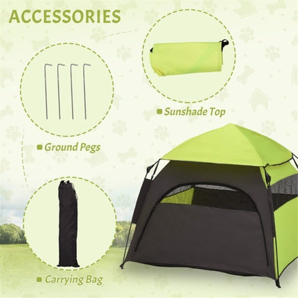 Portable Pet Camping Tent – Foldable Outdoor Pet Shelter for Dogs & Cats | Lightweight, Breathable Travel Tent for Pets