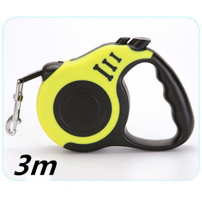 Automatic Retractable Pet Leash with One-Touch Brake & Lock, Telescopic Traction Rope