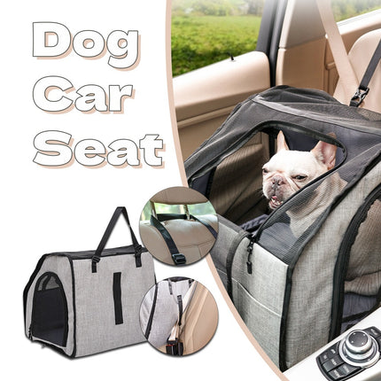 Portable Foldable Car Waterproof Pet Cage – Hard-Wearing Thickened Dog Mat Seat Carrier for Travel