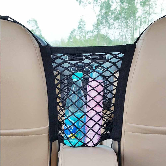 Elastic Car Pet Safety Fence | Dog Isolation Net Barrier Mesh for Travel Protection & Child Safety