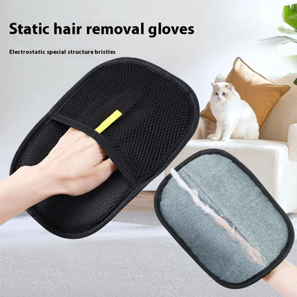 Pet Hair Remover Mitt Glove – Electrostatic Deshedding Grooming Glove for Dogs & Cats