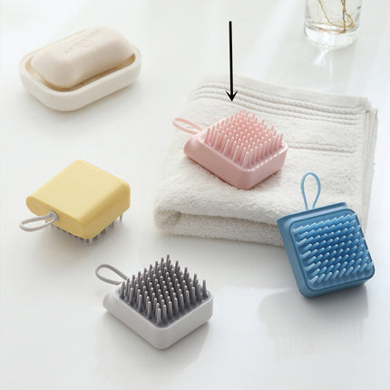 Multifunctional Pet Bath Massage Brush – Soft TPR Grooming & Washing Comb for Dogs and Cats
