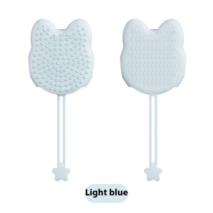 Double-Sided Silicone Cat Petting & Bath Grooming Gloves – Hair Removal Massage Glove (Left & Right Hand)