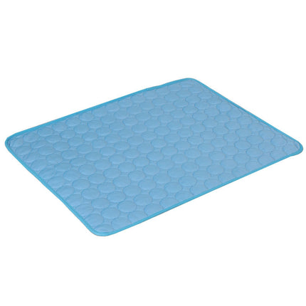 Dog & Cat Cooling Mat Summer Ice Silk Cold Bed – Breathable Pet Cooling Blanket for Small & Large Pets