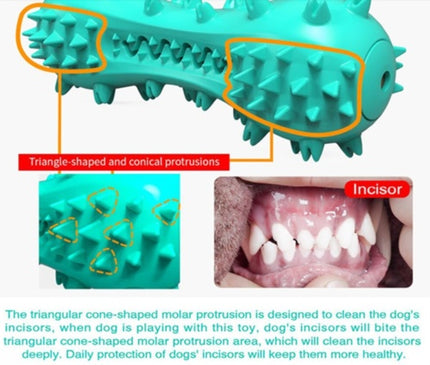 Pet Dog Cleaning Chew Toy for Aggressive Dogs | Rubber Molar Stick Teeth Cleaning & Oral Care Toy