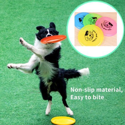 Silicone Flying Saucer Interactive Dog Toy – Durable Chew-Resistant Training Disc for Pets