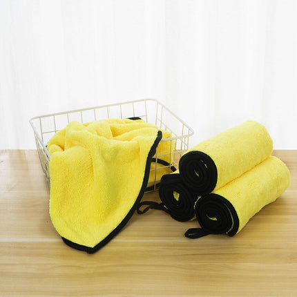 Super Absorbent Microfiber Dog Drying Towel – Quick-Drying Pet Bath Towel for Dogs & Cats (Yellow)