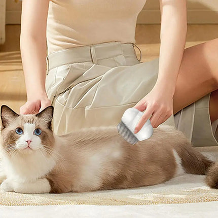 Comfortable Pet Grooming Comb Shell Design | Gentle Shedding & Detangling Comb for Dogs, Cats & Small Pets