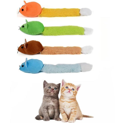 Interactive Long Tail Mouse Toy for Cats | Funny Training & Play Toy for Kittens