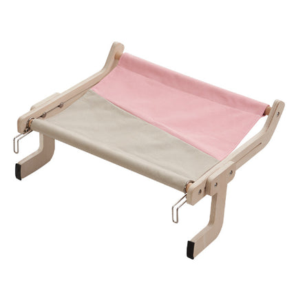 Cat Hanging Window Bed Wooden Balcony Hammock – Wall & Window Mounted Cat Bed
