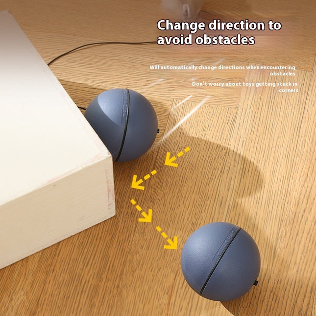 Automatic Intelligent Rolling Cat Mouse Teaser Ball | Electric Moving Pet Toy for Cats & Dogs