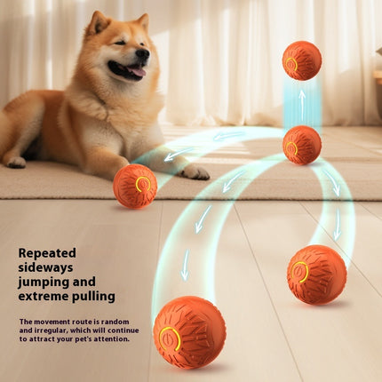 Automatic Smart Jumping Ball for Dogs & Cats with LED Lights – Interactive Bouncing Training Toy