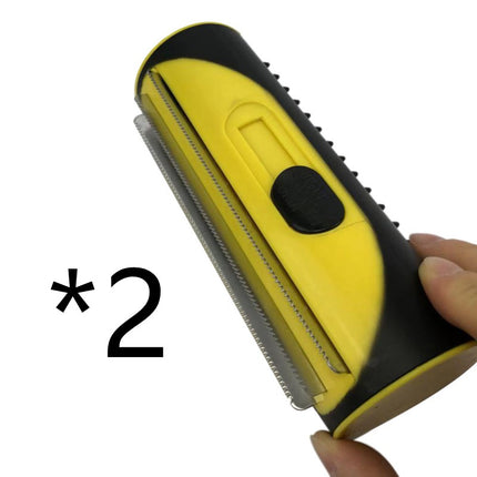 Pet Hairbrush Grooming Comb for Dogs & Cats – Stainless Steel Fur Cleaning Tool