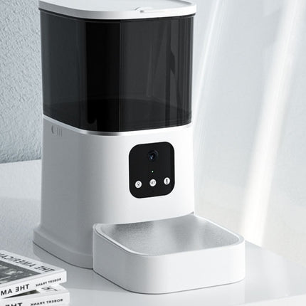 Smart WiFi Automatic Pet Feeder with Voice Recorder & App Control – 6L Large Capacity Food Dispenser for Cats & Dogs