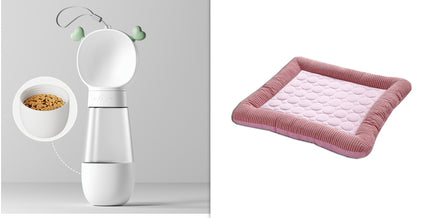 Pet Cooling Pad Bed for Dogs & Cats – Ice Silk Breathable Summer Cooling Mat with Non-Slip Base