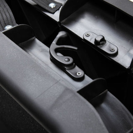 Foldable Portable Dog Car Ramp – Heavy-Duty Pet Ladder for SUV, Truck & Bikes (Black)