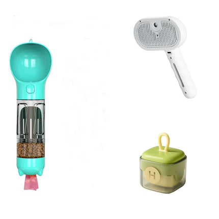 Pet Spray Hair Comb with One-Click Hair Removal – Water Mist Grooming & Massage Brush