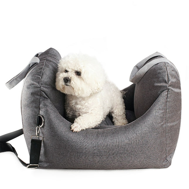 Detachable And Washable Portable Car Seat Four Seasons Pet Carrier – Soft Travel Dog Car Bed Kennel for Small & Medium Pets