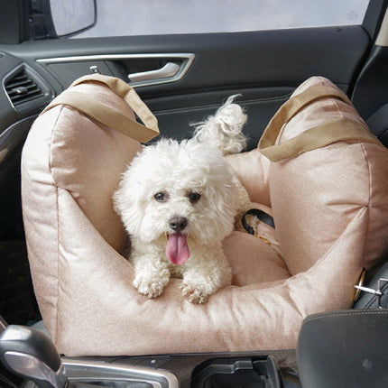 Detachable And Washable Portable Car Seat Four Seasons Pet Carrier – Soft Travel Dog Car Bed Kennel for Small & Medium Pets