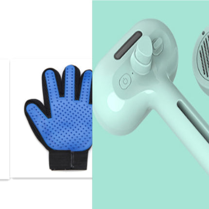 Pet Self-Cleaning Grooming Brush with Mist Spray, Dog & Cat Hair Remover Comb, Dematting Slicker Brush with Built-in Humidifier for Pet Grooming