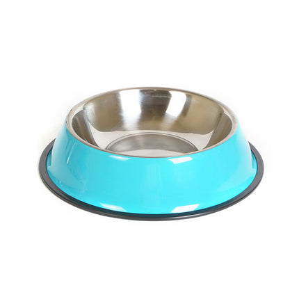 Stainless Steel Pet Feeding Bowl with Non-Slip Base – Durable Food & Water Bowl for Cats & Dogs