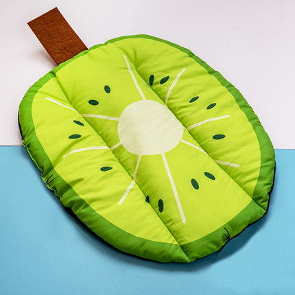 Dog & Cat Cooling Mat – Ice Silk Self-Cooling Pet Bed Cushion with Fruit Designs for Summer