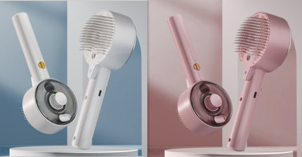 Pet Spray Massage Comb with UVC Blue Light – Self-Cleaning Steam Grooming Brush for Dogs & Cats